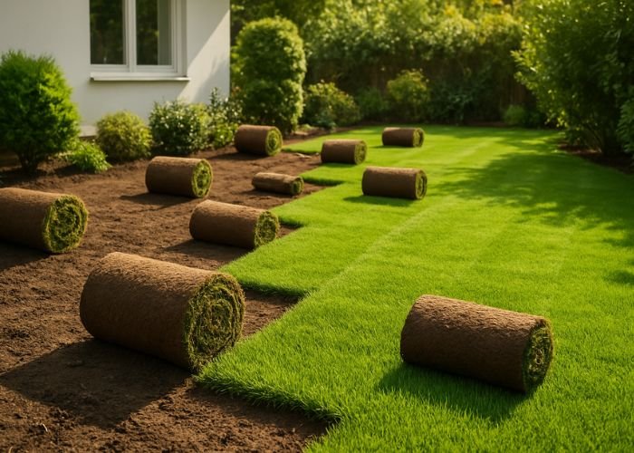 تركيب وتوريد العشب الطبيعي